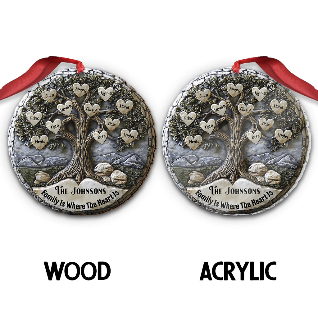 Frohe Weihnachten – Personalisierter Familienschmuck