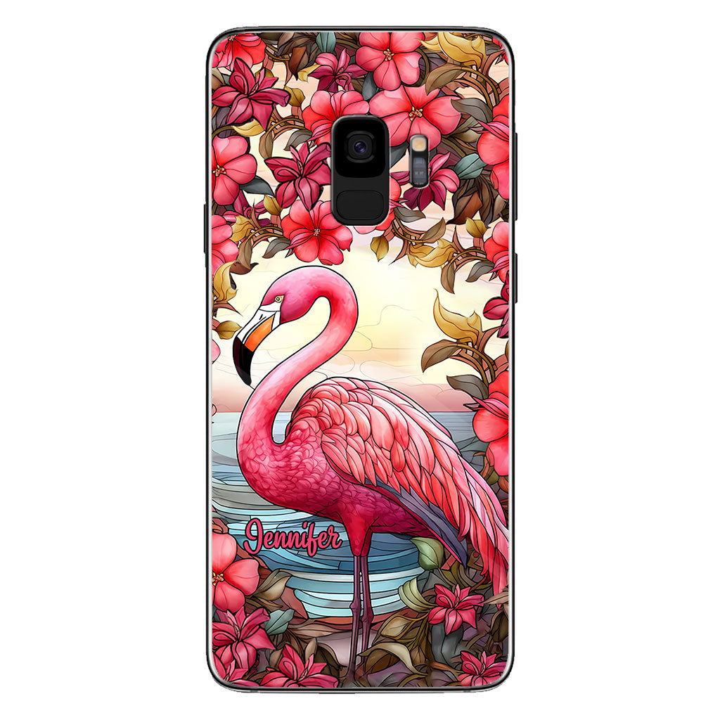 Flamingos lieben – Personalisierte Flamingo-Handyhülle