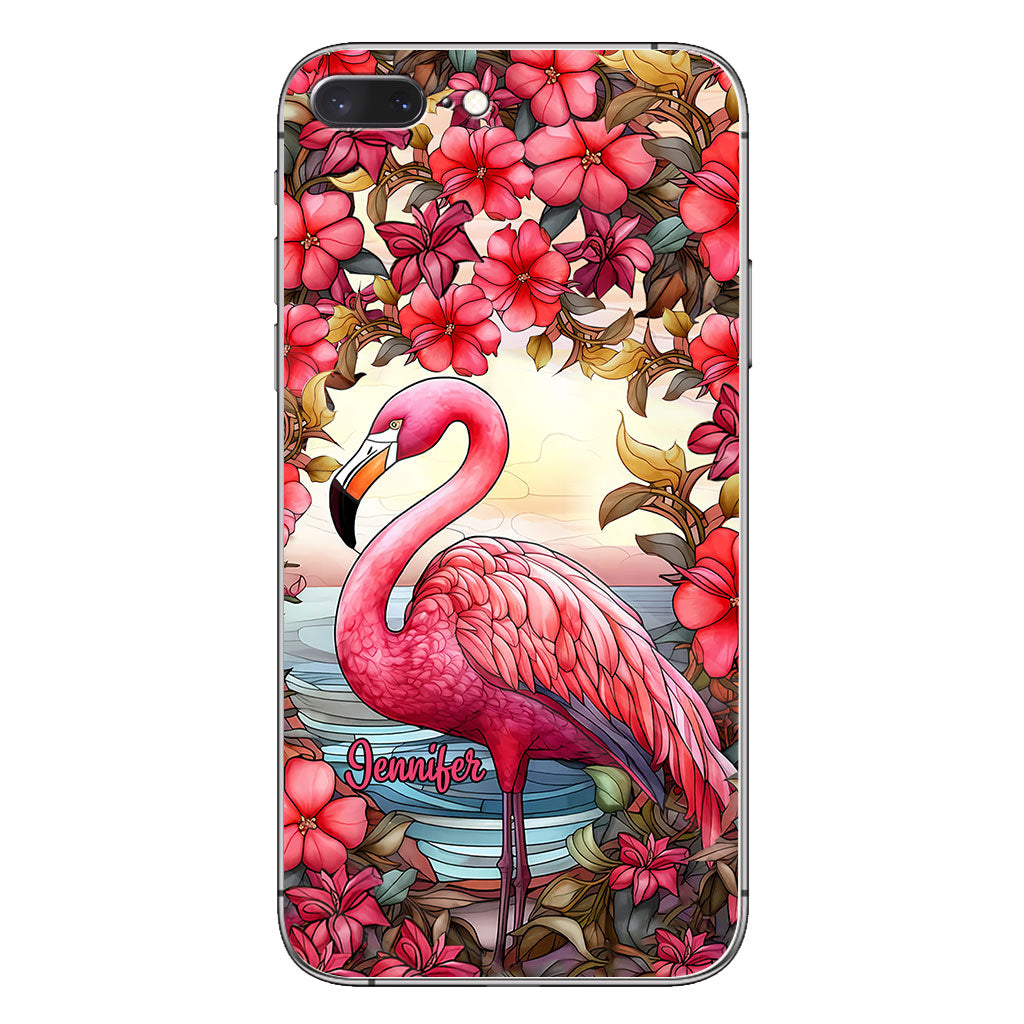 Flamingos lieben – Personalisierte Flamingo-Handyhülle