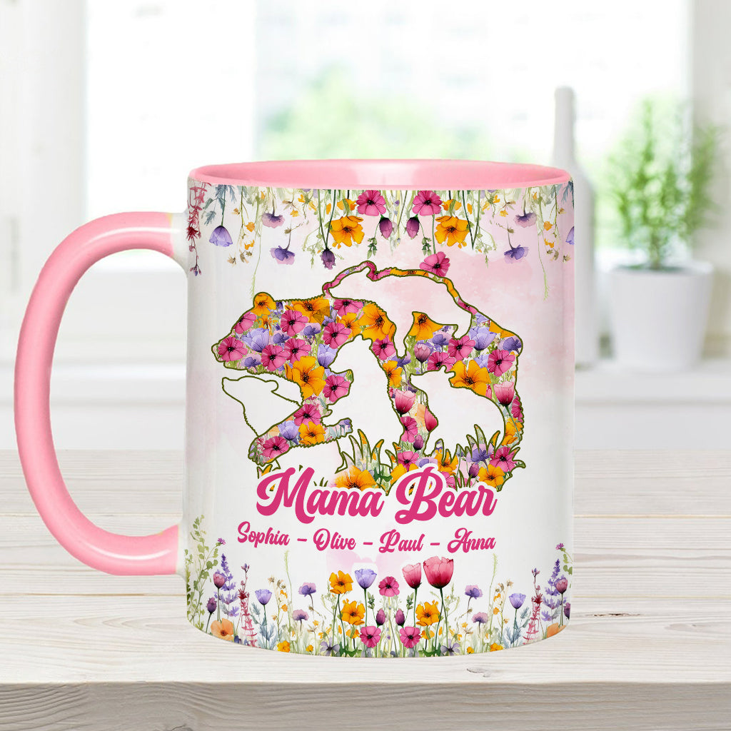 Mama Bär - Personalisierte Tasse mit Muttermotiv