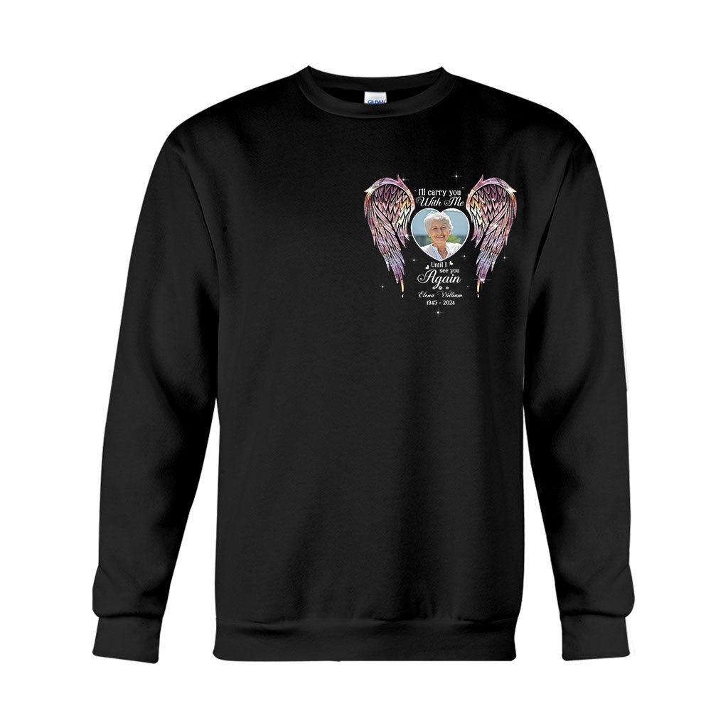 Gedenkflügel – Deine Flügel waren bereit, aber mein Herz nicht – Personalisiertes Gedenk-T-Shirt und Hoodie