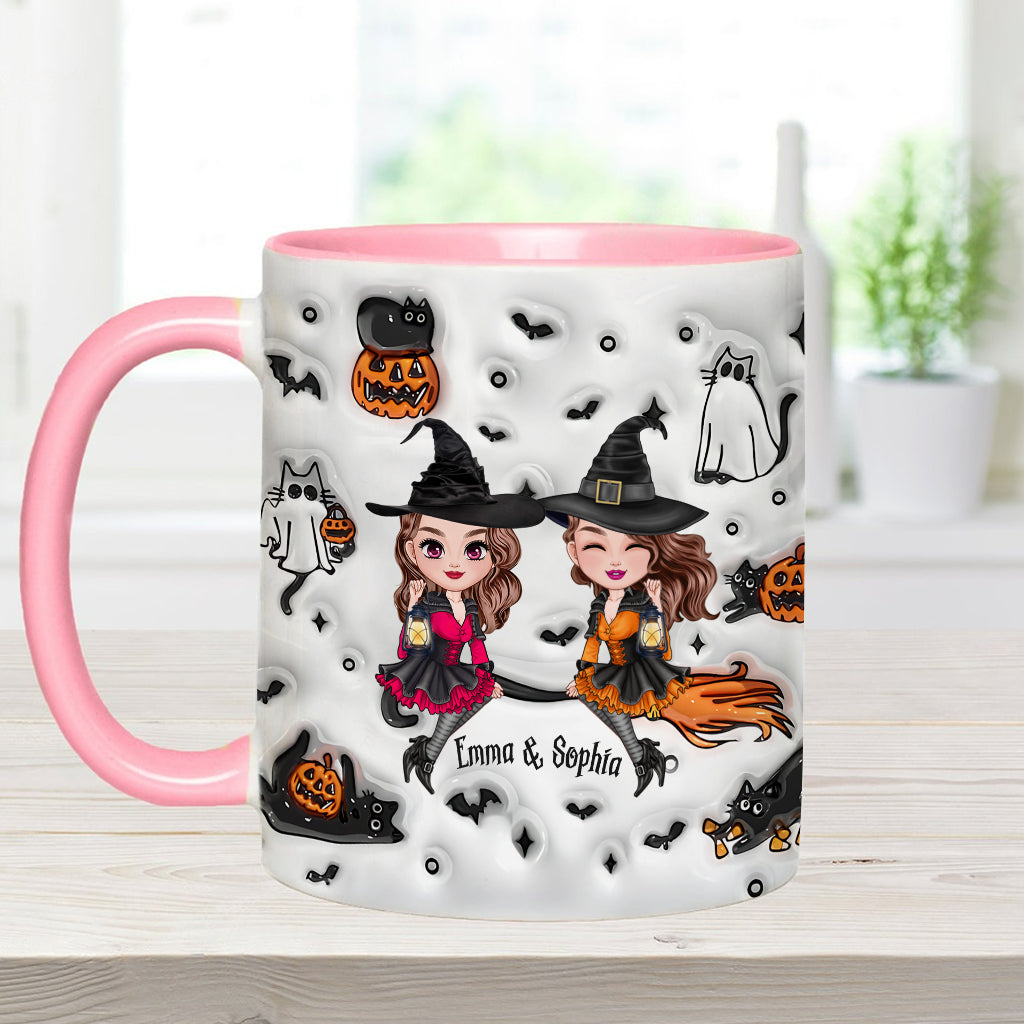 You Can't Sit With Us Best Witch - Personalized Bestie Accent Mug