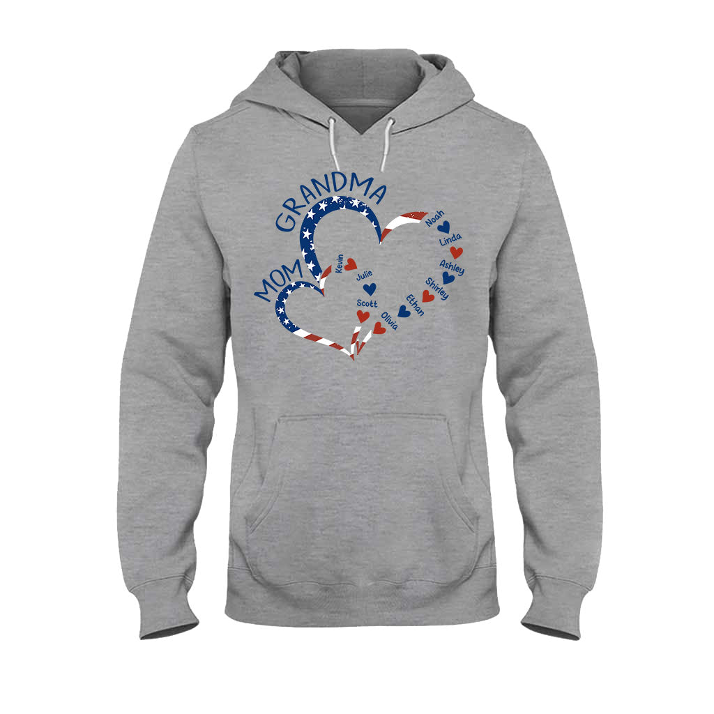 Erst Mama, jetzt Oma – Personalisiertes Oma-T-Shirt und Hoodie