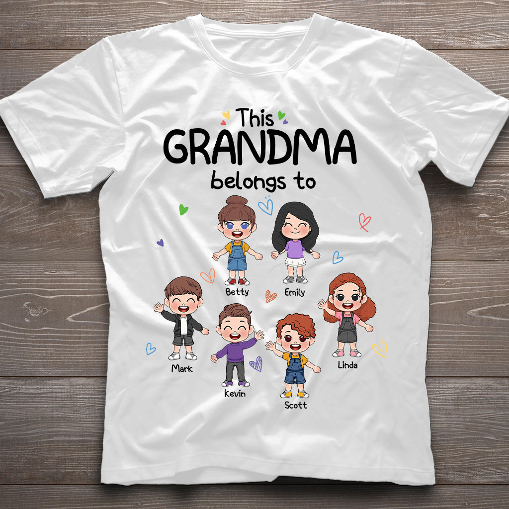 Dieses Oma-Shirt gehört zu – personalisiertes Oma-T-Shirt und Hoodie
