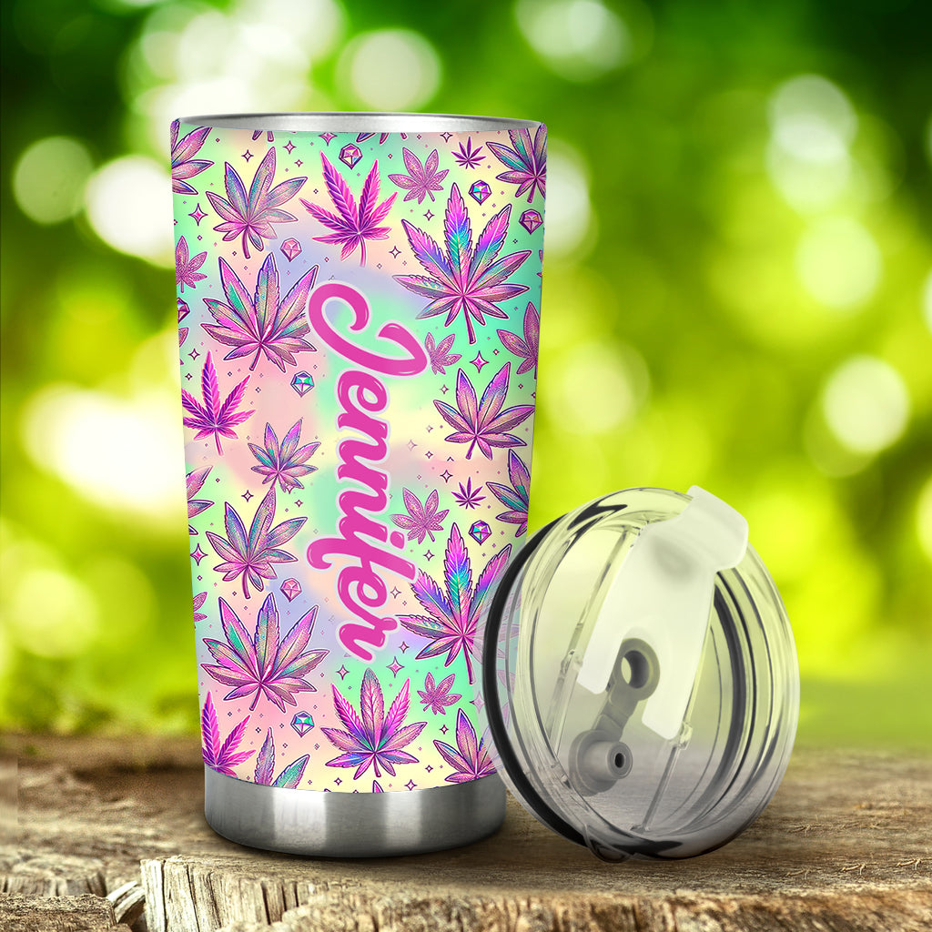 Hochwertiger, personalisierter Weed-Tumbler