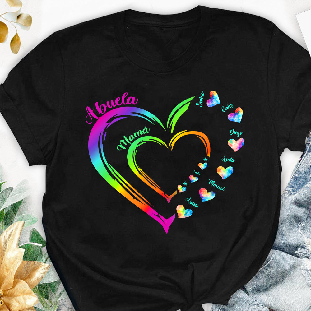 Bendecido De Ser llamado – Personalisiertes Oma-T-Shirt und Kapuzenpullover