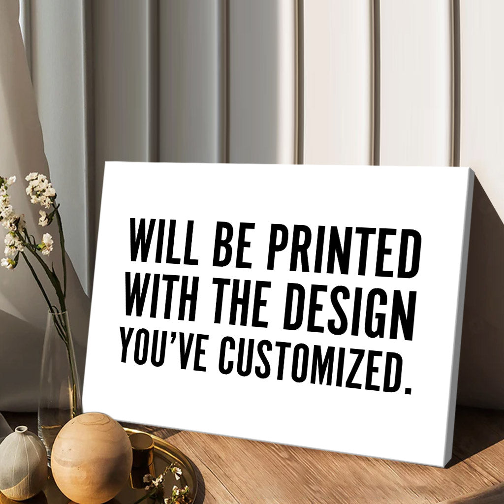 Wird mit dem von Ihnen individuell gestalteten Design gedruckt – Leinwand und Poster
