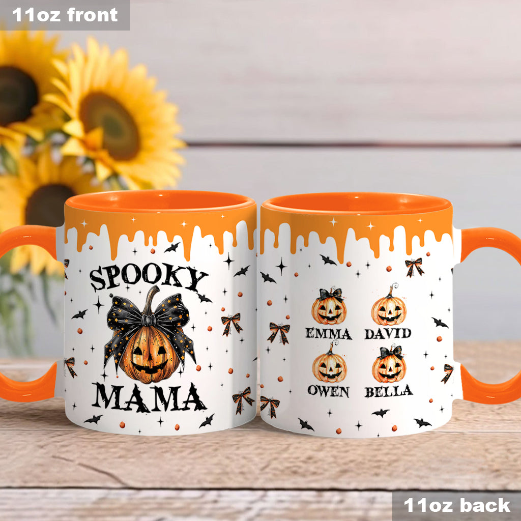 Gruselige Mama – Personalisierte Tasse mit Muttermotiv