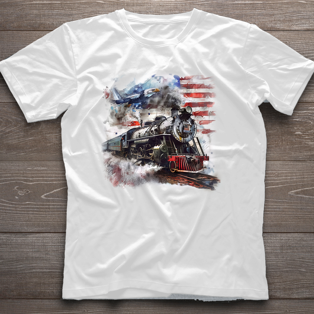 Trump Train 2024 Shirt, American 4th of July Shirt, 4th of July, America Trump 2024 Shirt, Maga 45 47 T-Shirts