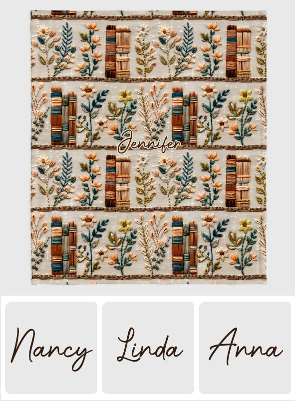 Liebe Bücher – Personalisierte Bücherdecke