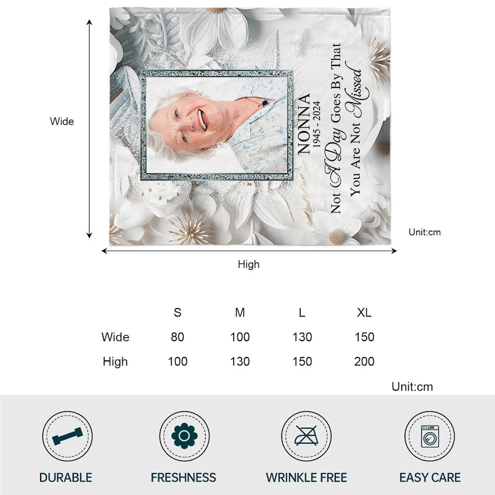 Ich bin immer bei dir – personalisierte Gedenkdecke