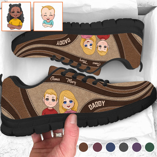 Best Dad Ever - Personalized Father Sneakers