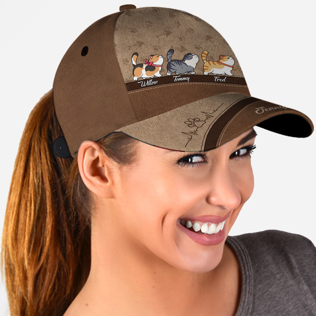 I Love My Cats - Personalized Cat Classic Cap