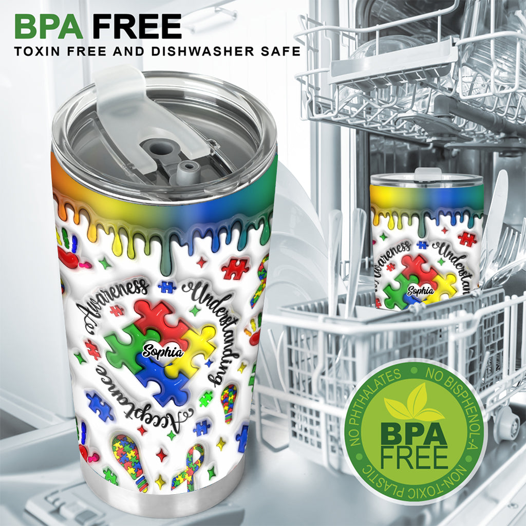 Autismus-Aufklärung – Personalisierter Autismus-Aufklärungsbecher