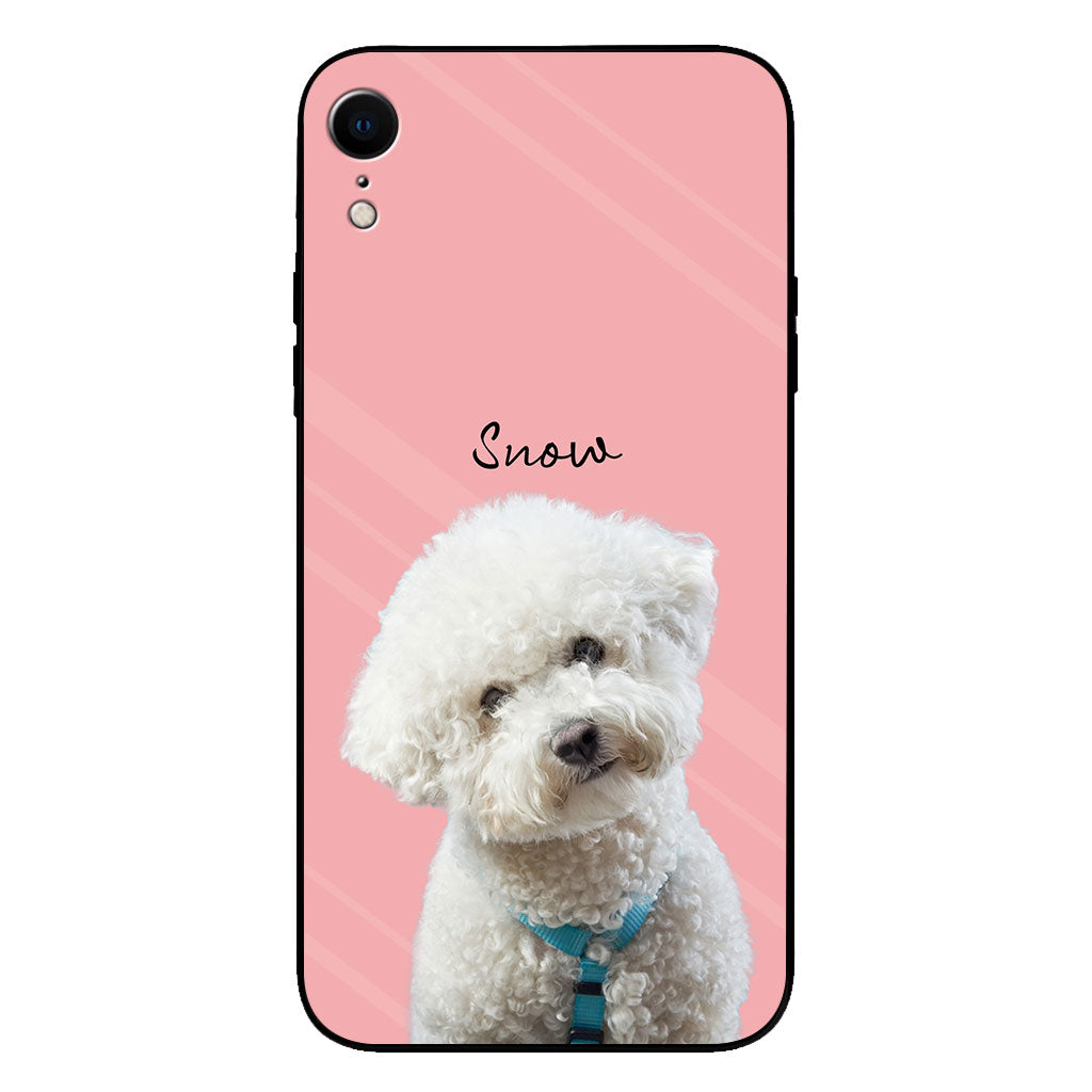 Lovely Dog Cat Pet Portrait - Personalized Dog Clear Phone Case