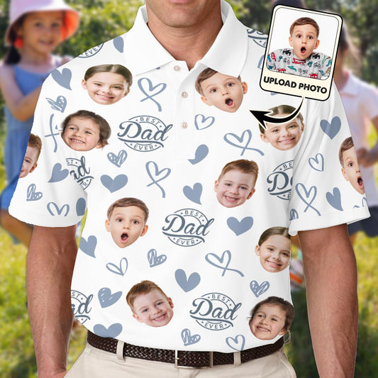 Der beste Papa aller Zeiten – personalisiertes Poloshirt für Väter