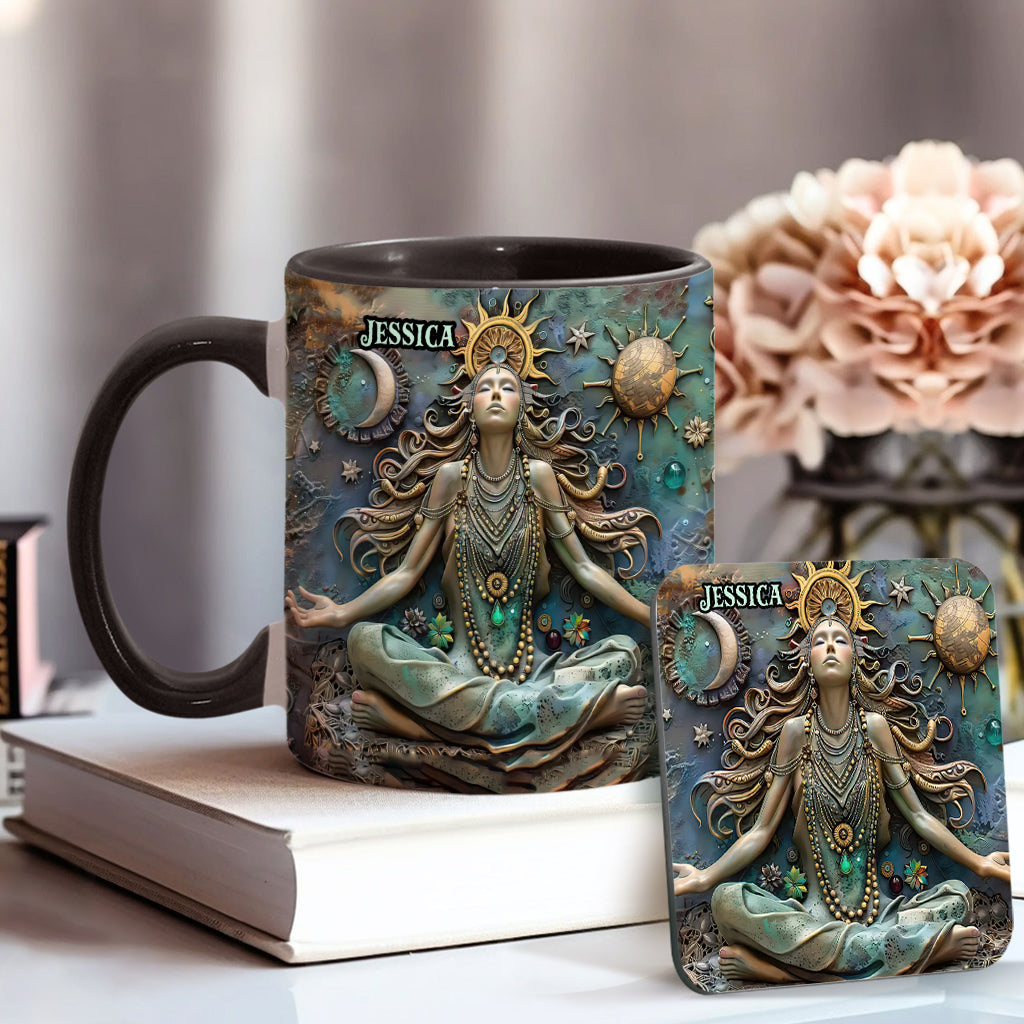 Verliere den Verstand, finde deine Seele – Personalisierter Yoga-Becher