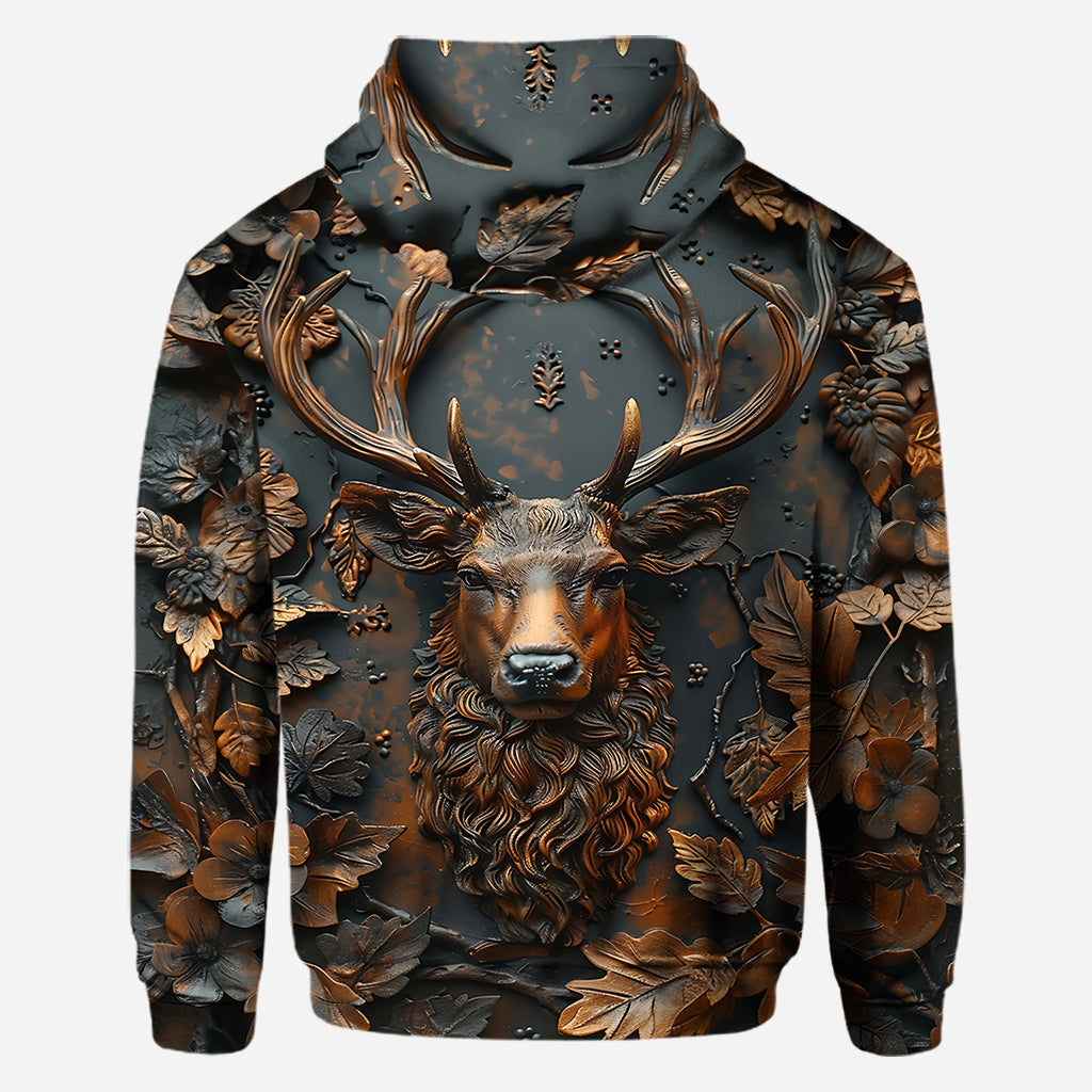 Cooles Hirsch-Shirt mit personalisiertem Jagdmotiv