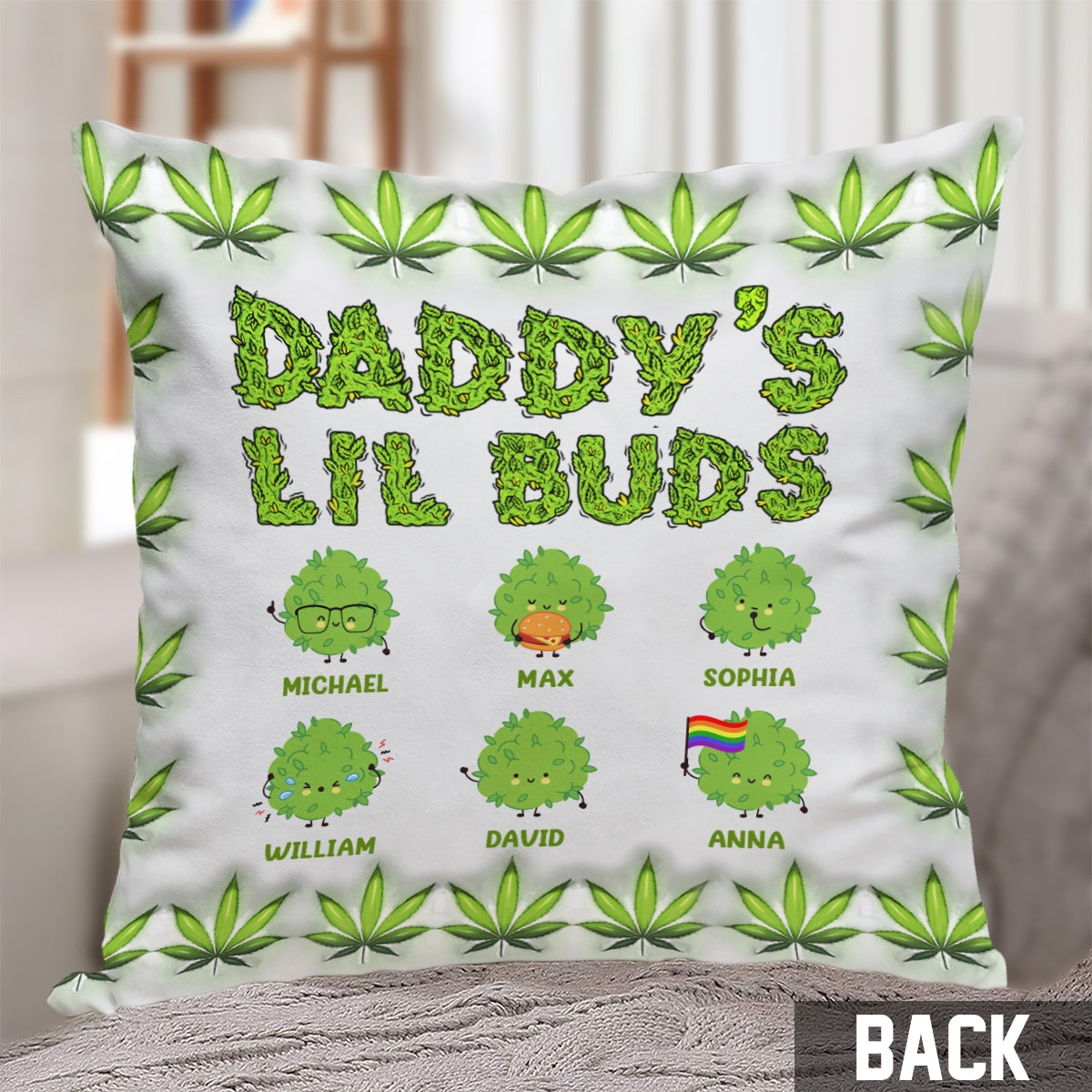 Dopest Dad Ever - Personalized Father Throw Pillow