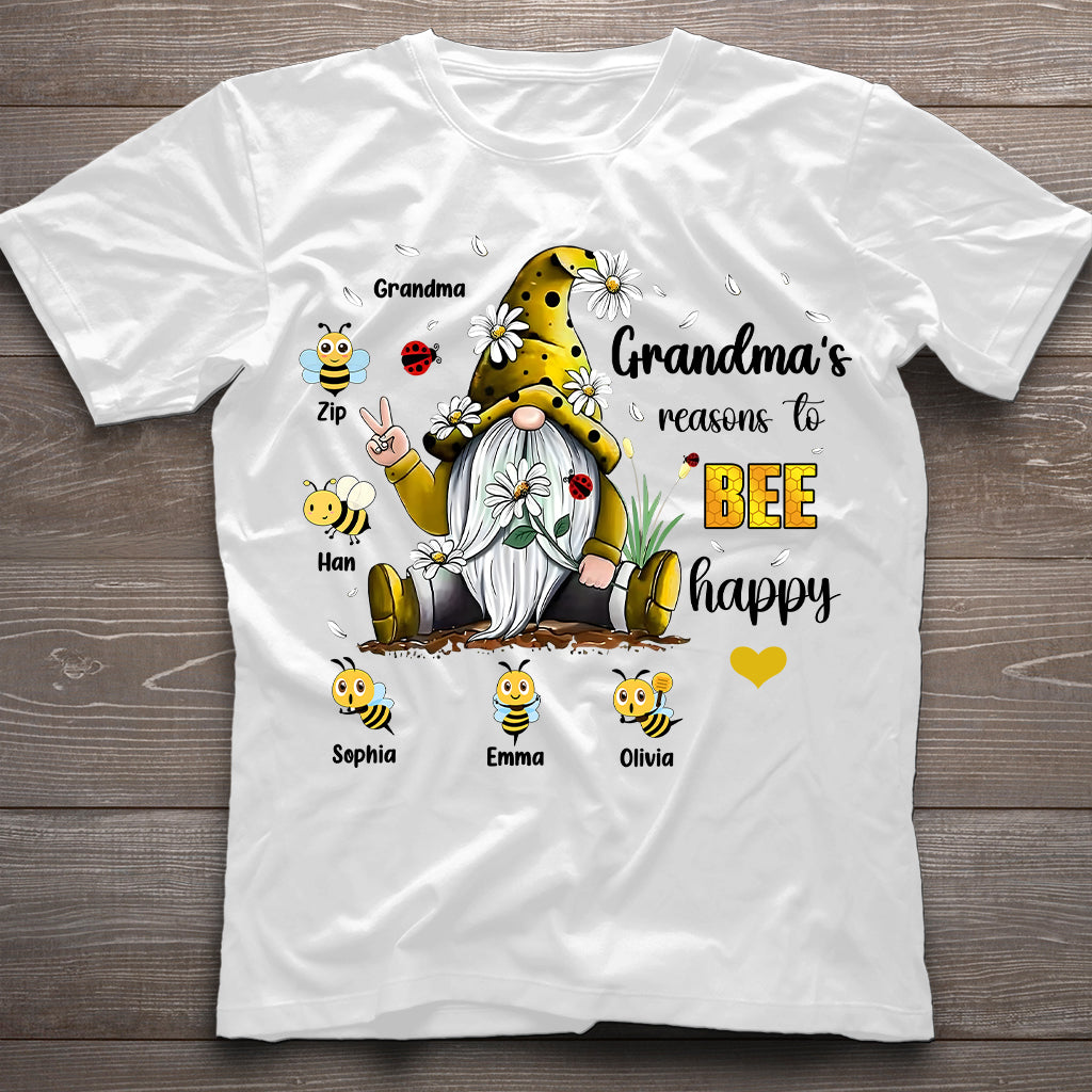 Gründe für Omas Glück – Personalisiertes Oma-T-Shirt und Hoodie