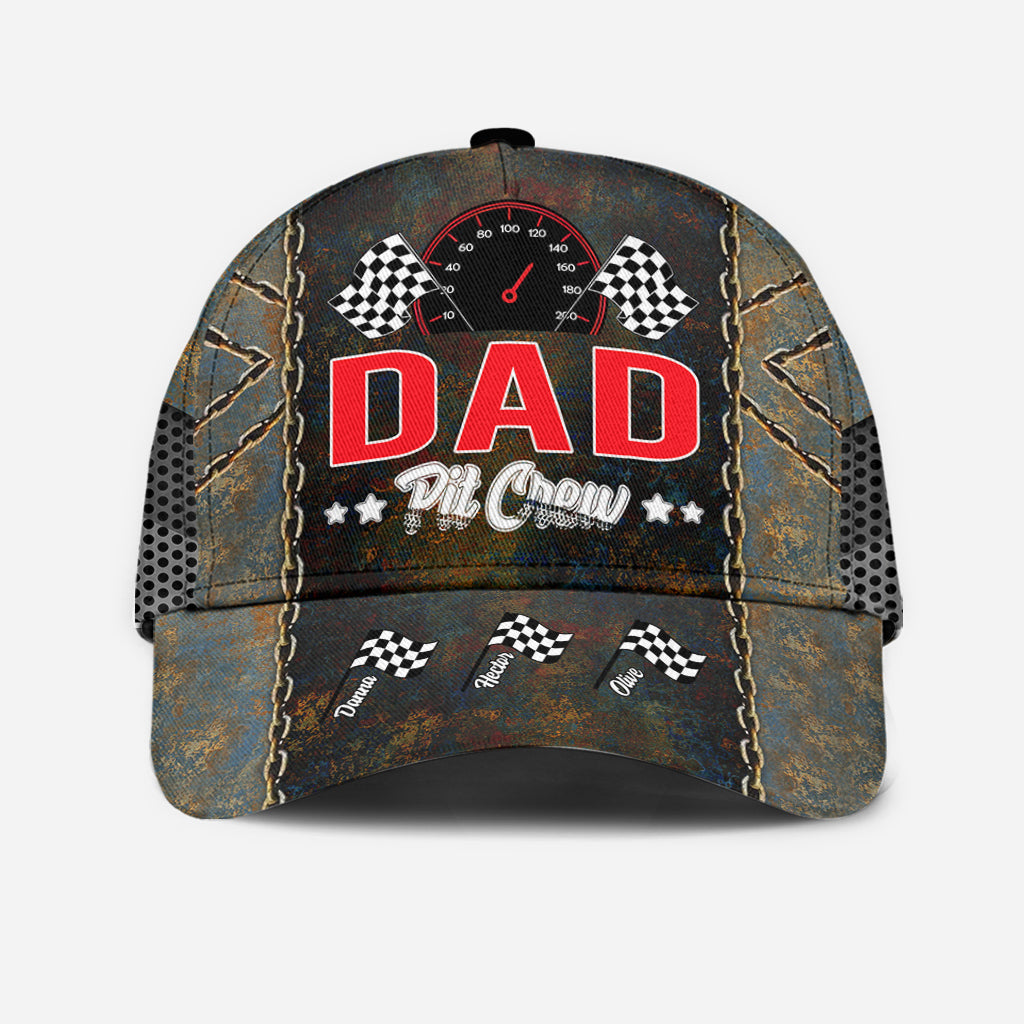 Daddy's Pit Crew Racing Flags - Personalized Racing Classic Cap