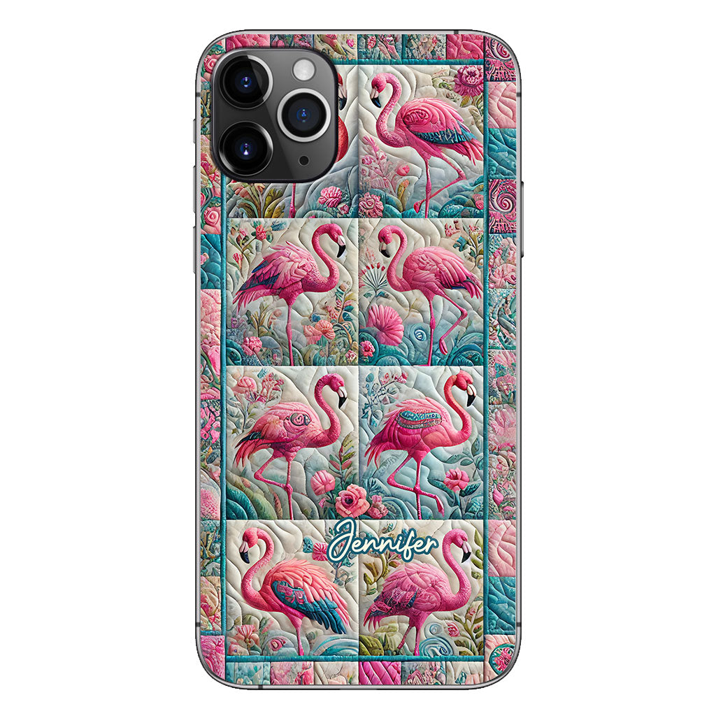 Vintage Flamingo – Personalisierte Flamingo-Handyhülle