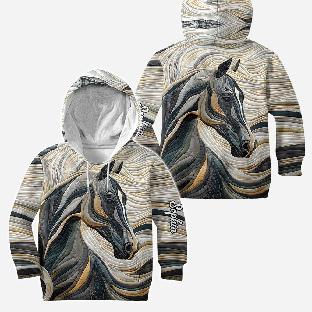 Wunderschönes Pferd – Personalisierter Pferde-Hoodie und Leggings