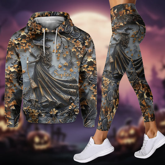 Wunderschöne Hexe – Personalisierter Hexen-Hoodie und Leggings