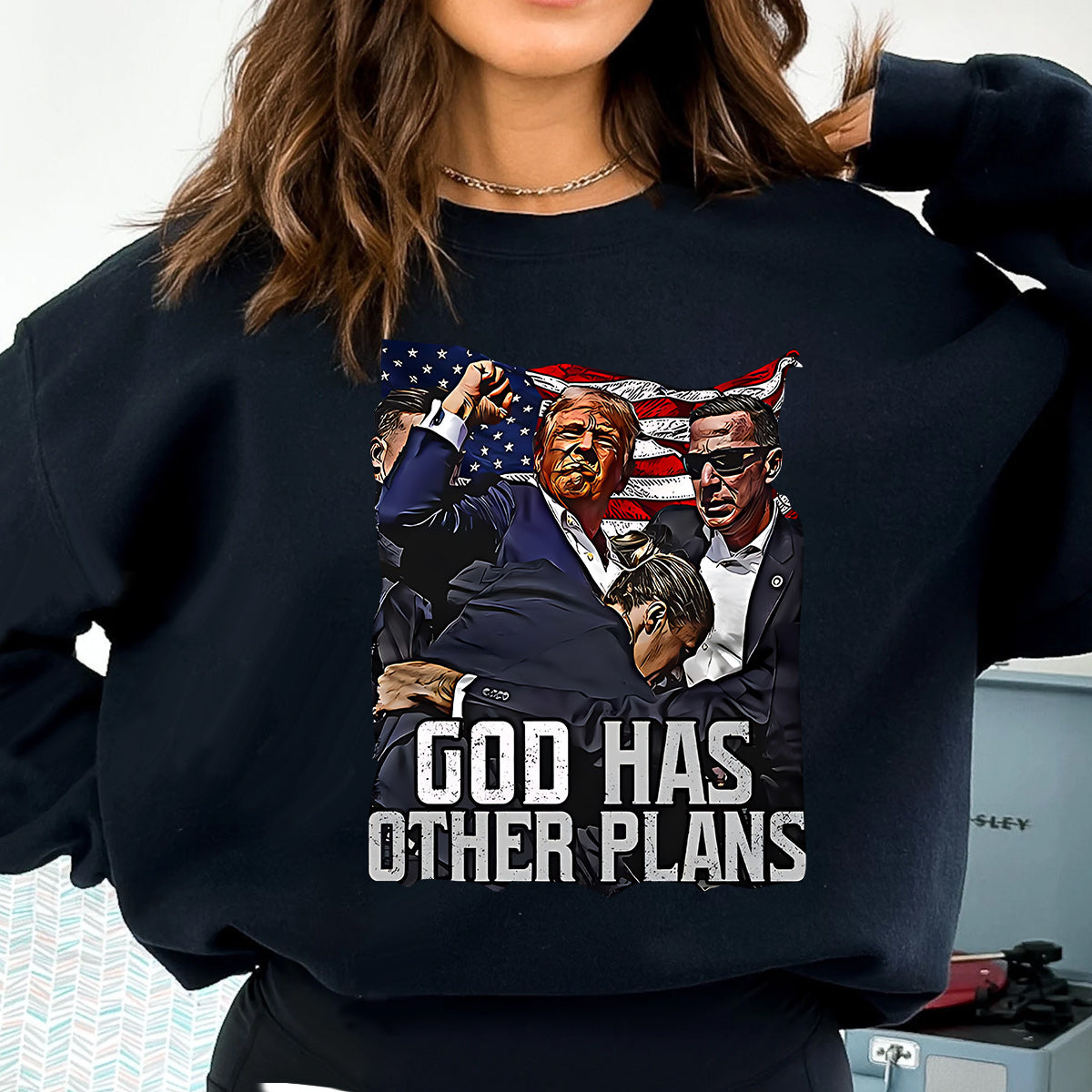 God Has Other Plan, United We Stand Shirt, Never Surrender Shirt, Fight For America T-shirt, 2024 Rally Shirt, Fight Fight Fight Shirt T-shirt & Hoodie