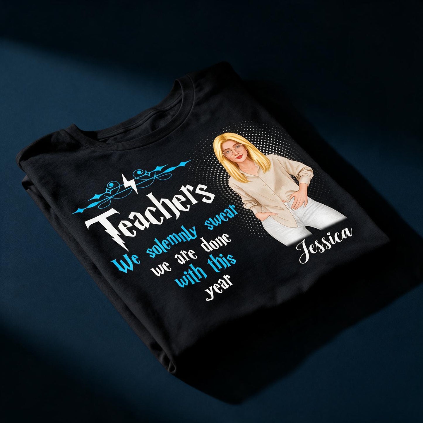 Personalized Last Day Of School Teacher Shirt, Custom Done With This Year Teacher Appreciation Gift