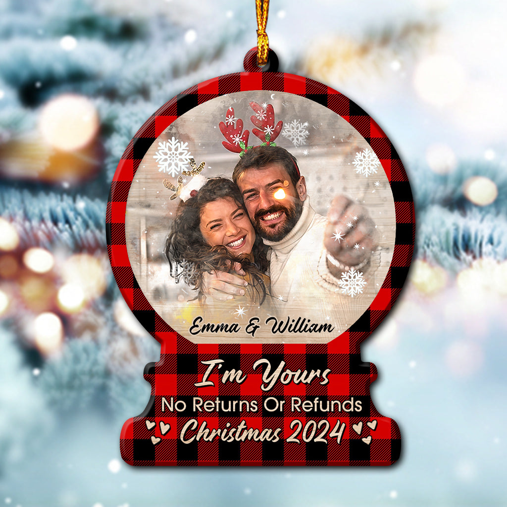 Ich gehöre dir – Keine Rückgabe oder Rückerstattung – Personalisierter Paarschmuck