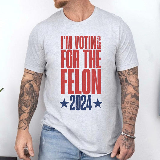 „Wählt Verurteilte 2024“-Shirt, „Ich wähle Verurteilte 2024“-Shirt, „Ich wähle Verurteilte“-Shirt, „Wählt Verurteilte“-Shirt, „Kämpft für Amerika“-Shirt (T-Shirt & Hoodie)