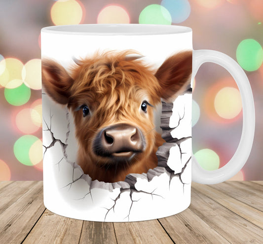 Lustige Hochlandrind-Tasse 0624