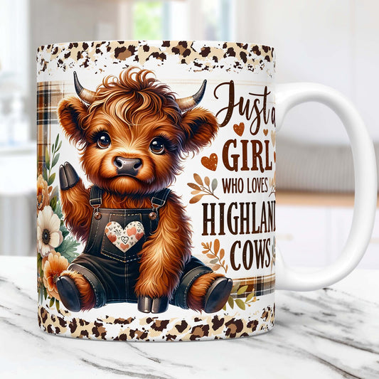 Baby Highland Cow Highland Cow Tasse 0624