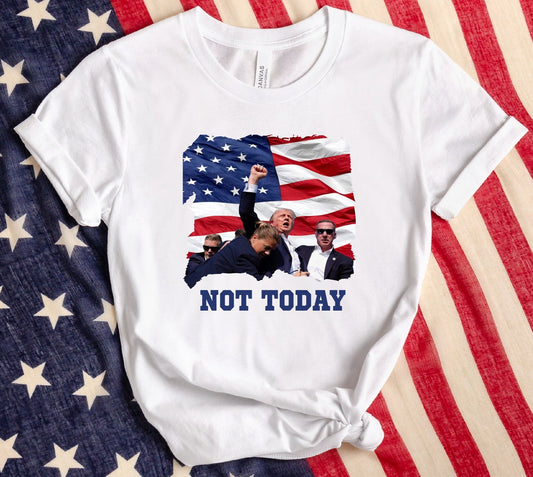 „Nicht heute“-T-Shirt, „Make America Great Again“-Shirt, „Fight Fight Fight“-Shirt & Hoodie