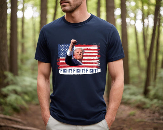 Trump-Wahlkampfshirt, Präsident Donald Trump 2024 Shirt, Gott segne Trump Shirt, Unterstützung für Trump Shirt, Trump-Wahlkampfshirt 2024, Niemals aufgeben
 T-Shirt & Hoodie