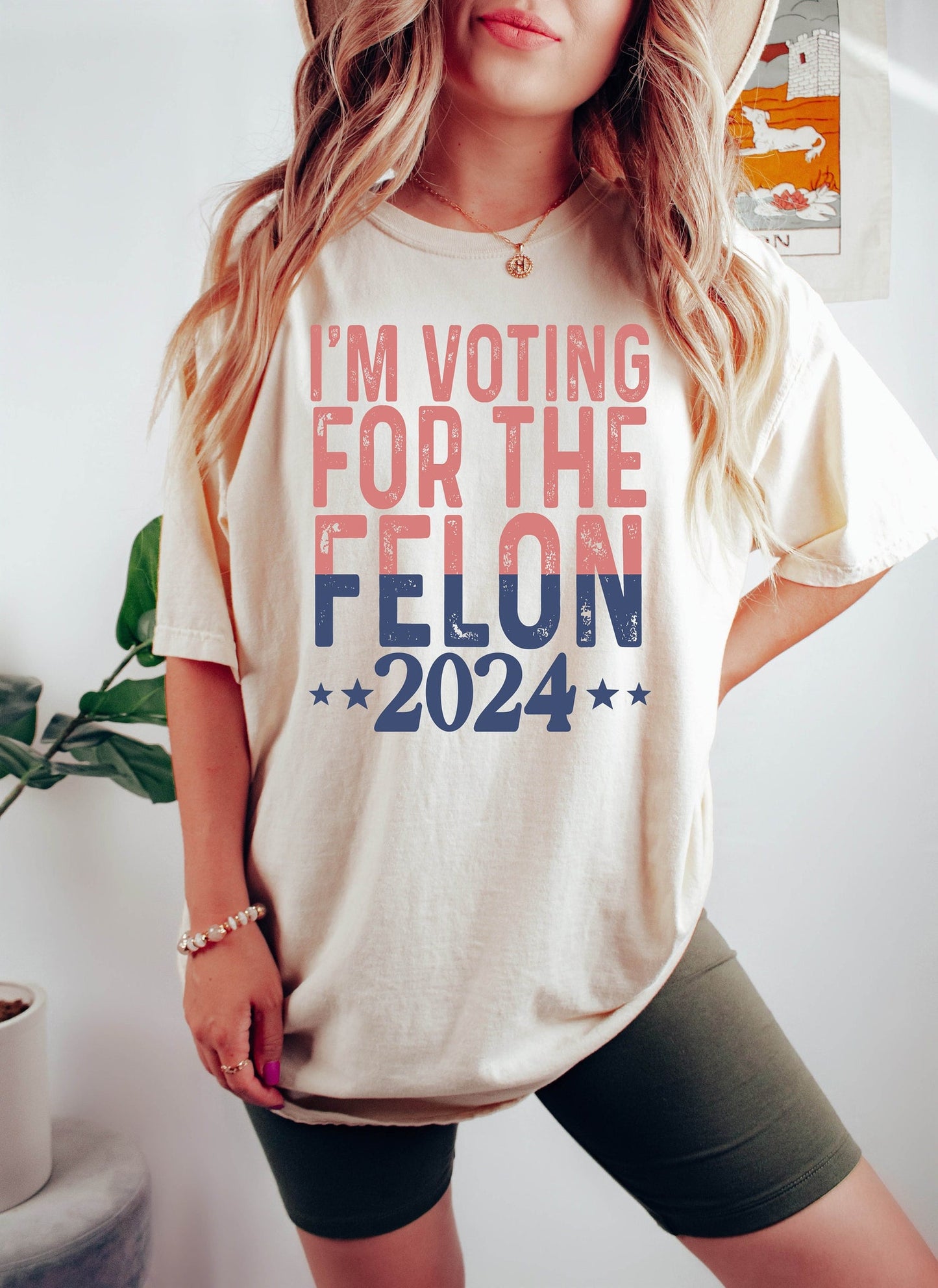 „Ich wähle einen Verbrecher“-T-Shirt, Trump-Girl-Shirt, MAGA-T-Shirt, Geschenke für Republikaner, Wahl-2024-T-Shirt für Republikaner, Lustiges Trump-2024-Shirt & Hoodie