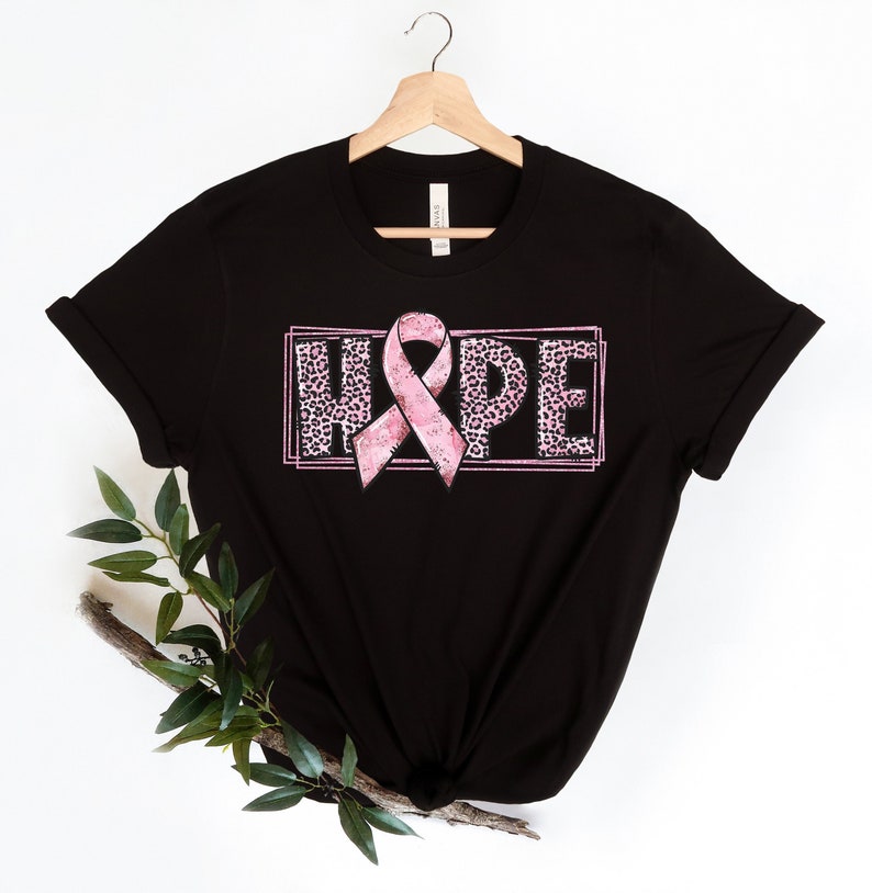 Hope-Shirt, Brustkrebs-Schleifen-Shirt, T-Shirt und Hoodie zur Sensibilisierung für Brustkrebs 0924