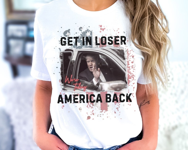 „Trump, steig ein, Verlierer! Wir holen uns Amerika zurück“-Shirt, Republikaner 2024, „Amerika wieder in Ordnung bringen“, „Frauen für Trump 2024“-Shirt, „Wähle FeI0n“-Shirt, T-Shirt & Hoodie