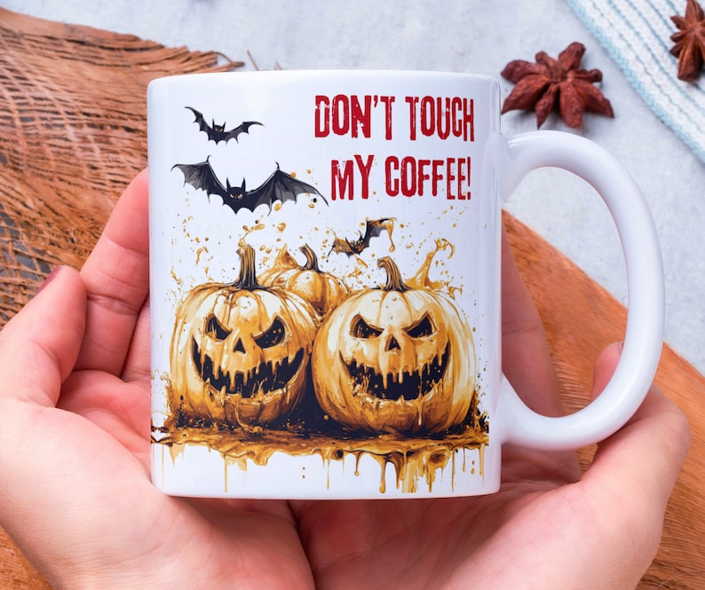 Kaffeeliebhaber Halloween-Tasse 0924