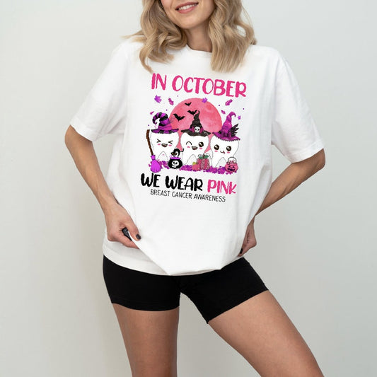 In October We Wear Pink Shirt, Dental Breast Cancer Awareness Shirts Breast Cancer Awareness T-shirt & Hoodie 0924