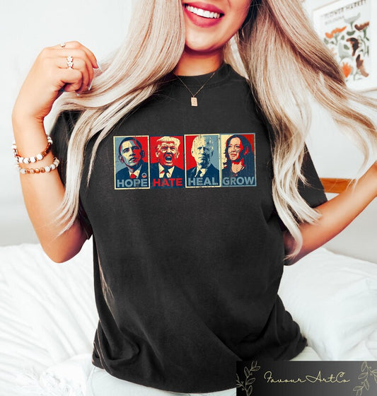 Hoffnung Hass Heilung Wachstum T-Shirt & Hoodie 0924