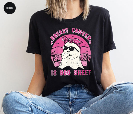 Breast Cancer Is Boo Sheet Shirt, Breast Cancer Shirt, Pink Ribbon Shirt, Cancer Survivor T-Shirt Breast Cancer Awareness T-shirt & Hoodie 0924