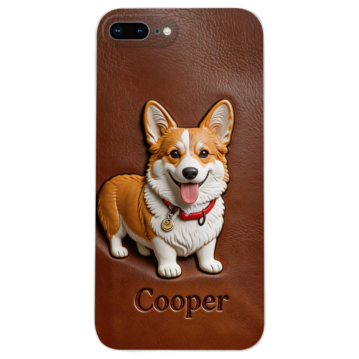 Custom Any Photo - Personalized Dog Leather Phone Case