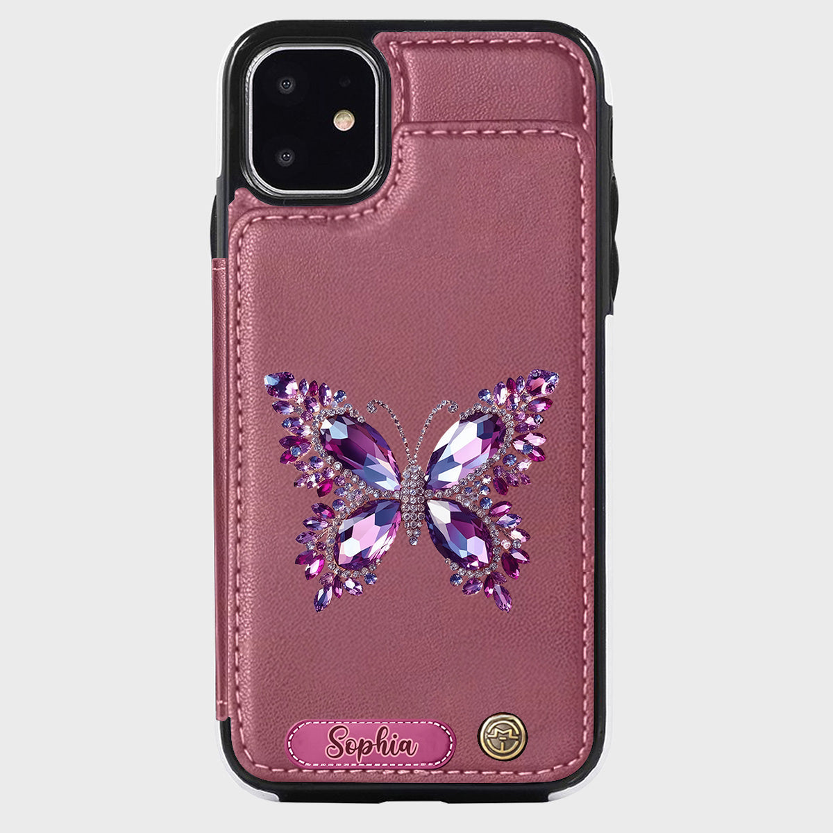 Wunderschöner Schmetterling – personalisierte Schmetterlings-Handyhülle