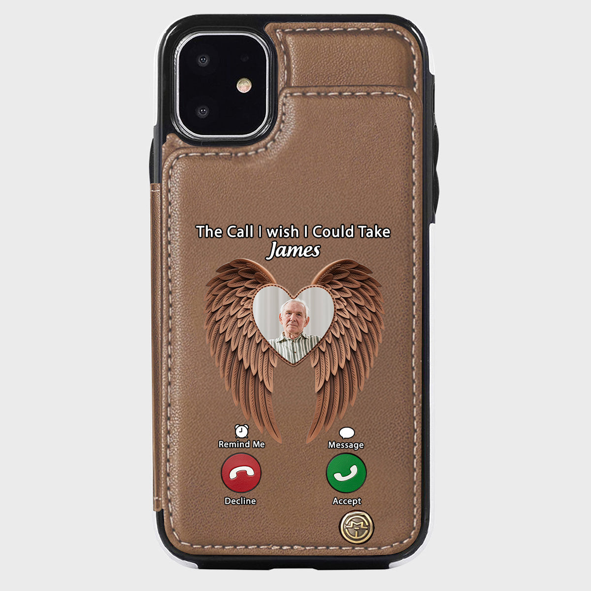 The Call I Wish I Could Take - Personalized Memorial Wallet Phone Case