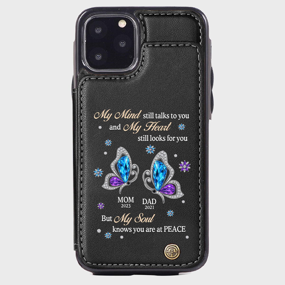 I Love You Forever - Personalized Memorial Wallet Phone Case