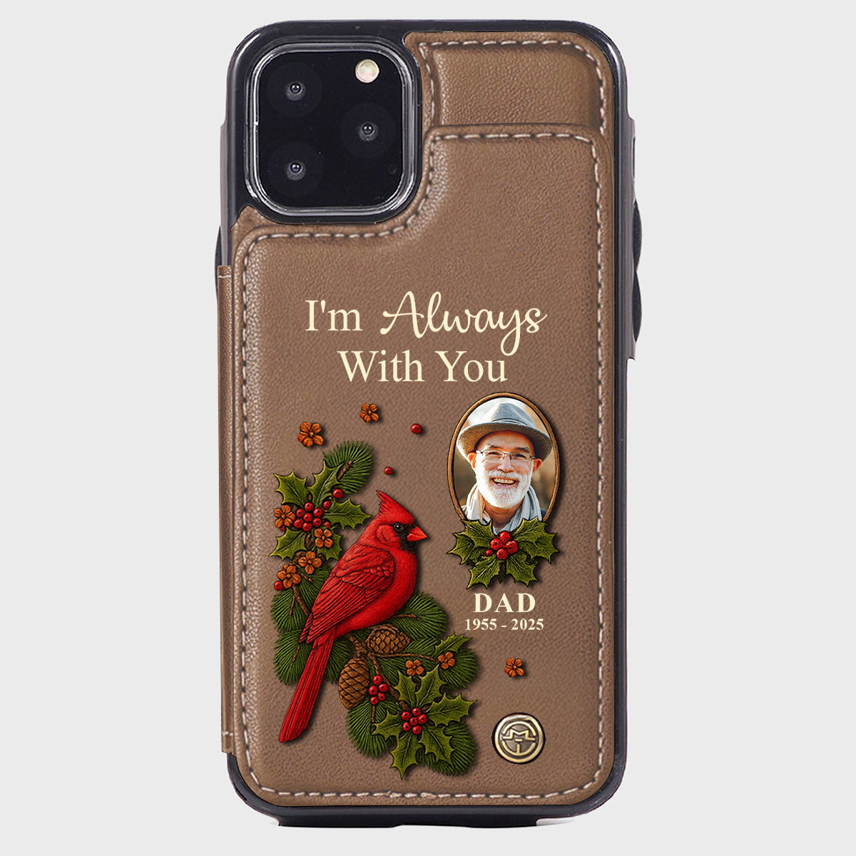 I Am Always With You - Personalized Memorial Wallet Phone Case
