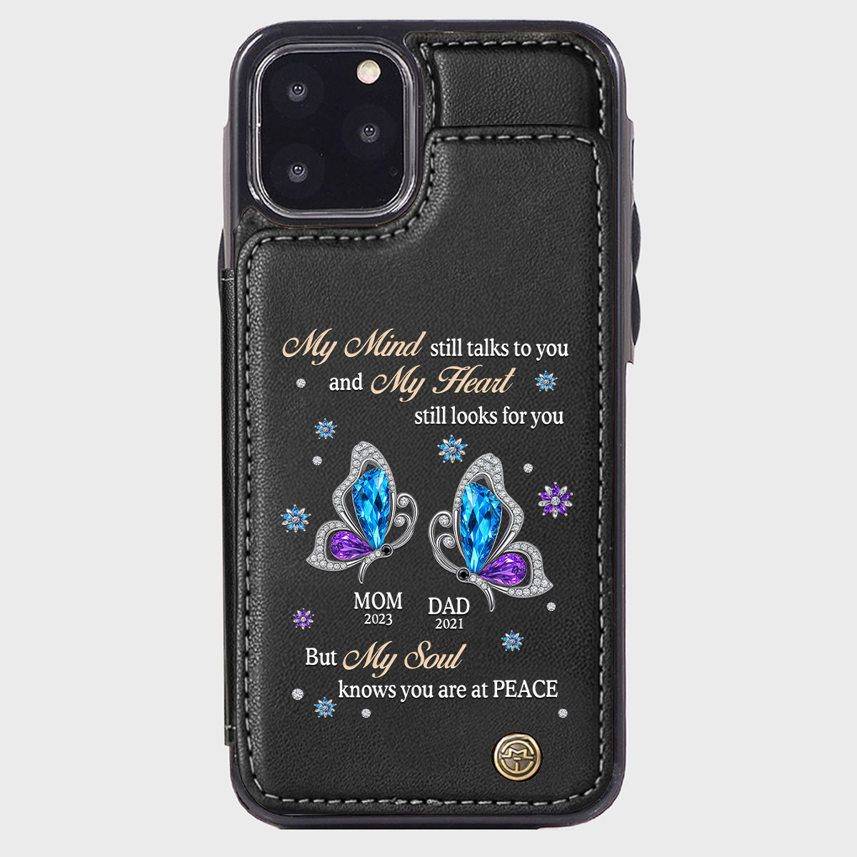 I Love You Forever - Personalized Memorial Wallet Phone Case