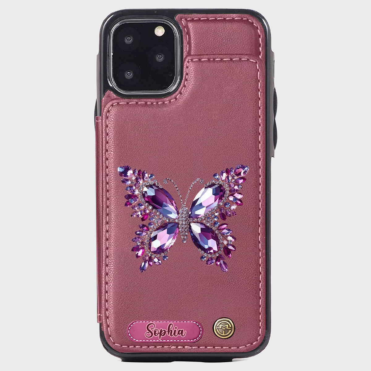 Wunderschöner Schmetterling – personalisierte Schmetterlings-Handyhülle